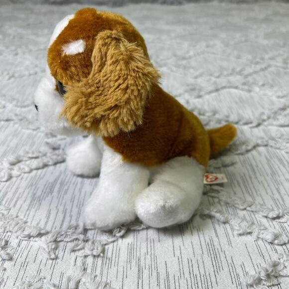 Ty Beanie Barker The Bassett Hound Stuffed Animal Plush Toy 6 Inches - Picture 3 of 5